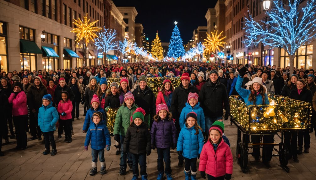 holiday parade winter wonderland