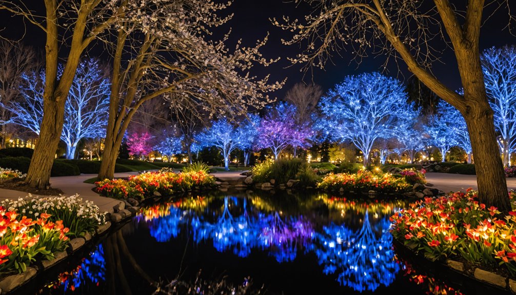 magical light filled winter wonderland