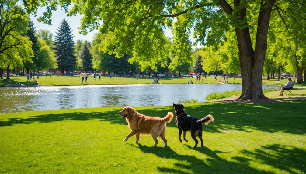 spacious off leash dog park