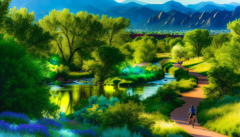 urban nature escape trail